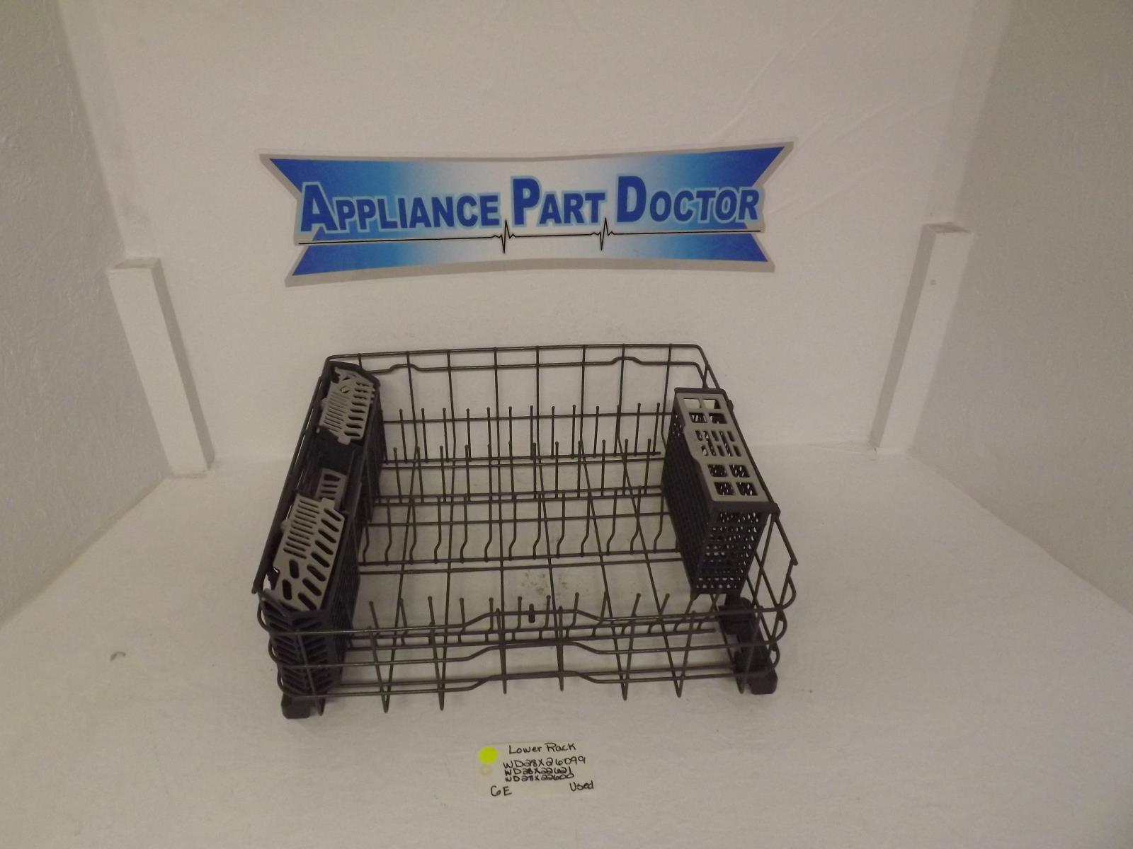 GE Dishwasher WD28X26099 WD28X22600 WD28X2262 Lower Rack Used GE Dishwasher WD28X26099 WD28X22600 WD28X2262 Lower Rack Used